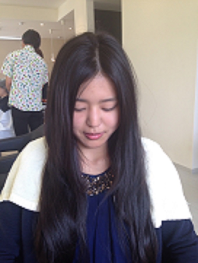 中村アン風髪型の作り方 金沢市美容室4cm 遠水柚希のサロンワーク