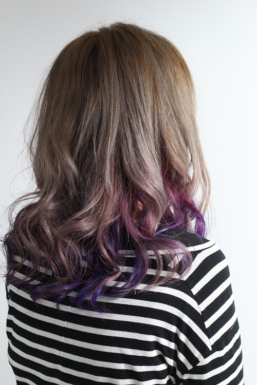 インナーカラーのやり方！黒髪にもオススメのオシャレなヘアカラー
